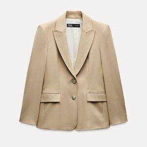 Golden button blazer